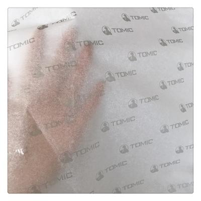 China 2022 new 50*70cm 17gsm anticurl logo printed colorful custom wrapping tissue paper wrapping tissue paper for sale