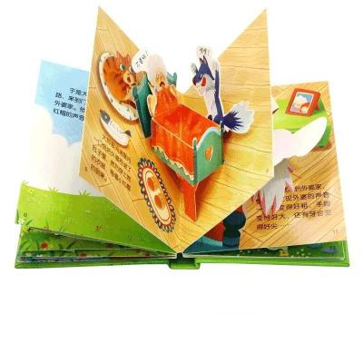 China Free Shipping Top Quality Recyled Hardcover High Quality Kids Pop Book Or 3D Book Printing Services for sale