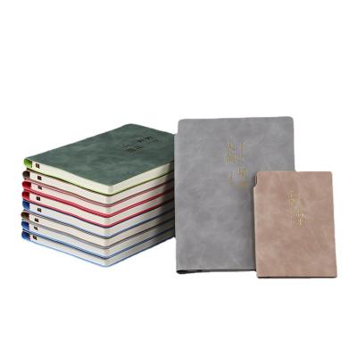 China Custom High Quality In Stock Free Samples New Style PU Leather Notebook Business Notebook Diary for sale