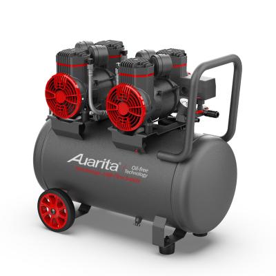 China 55L 1800W*2 DC Air Compressor Portable Oil Free Twin Cylinder Air Compressor Machine for sale