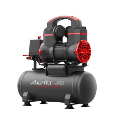 China 900W Oil Free 8 Liter Portable Electric Mini Air Compressor Low Noise Oil Free Air Compressor for sale