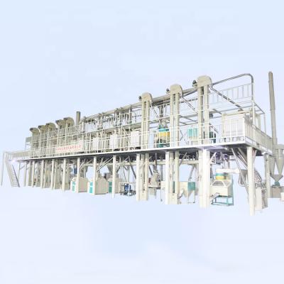 China Factory 100T/24 Hours High Quality Corn Milling Processing Plant for sale