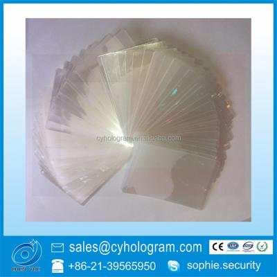 China Hologram Waterproof Hot Embossed Lamination Pockets for sale