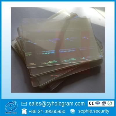 China Good Price A4 Holograhic Moisture Proof Plastic Laminating Pockets Made in China for sale