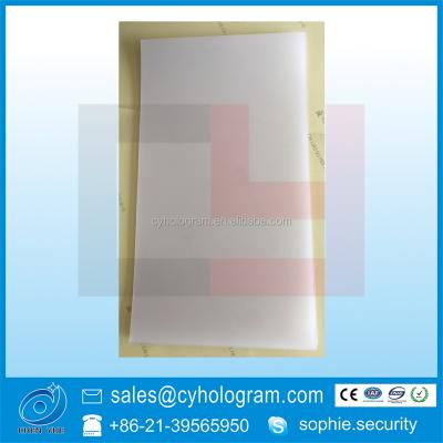 China Transparent Customized Moistureproof Matte Type Lamination Holographic Sheet Film for sale