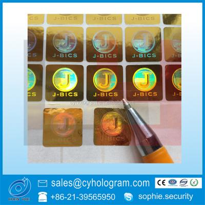 China Genuine Product Anti-Counterfeit Real Color 3D Hologram Sticker for sale