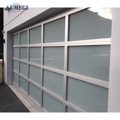 China Waterproof Aumegi Oem Service  Pass Through Garage Door Good Selling Garage Door Aluminum Garage Door for sale