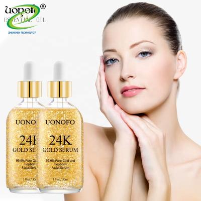 China Uonofo 99.9% Pure Gold Peptides 30ml Serum 24K Gold Facial Serum Anti Aging for sale