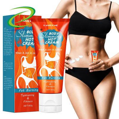 China Weight Loss OEM Belly Waist Lose Weight Firming Fat Burn Cream Lazy Body Slimming Cream Hot for sale