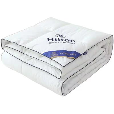 China 2022 Home Hilton Comforter Microfiber 100% Hot Sale With Handbag Hilton Comforter High Quality Super 200x230cm Soft Healthy Sleep for sale