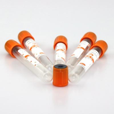 China Pro-Coagulation Disposable Plastic Tube Clot Activator Vacuum Blood Test Tube for sale