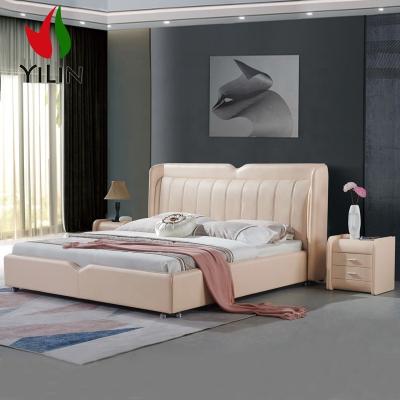 China B107 Modern Home Storage Bed Room Furniture King Size Double Beds for sale