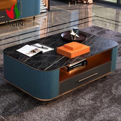 China Modern Creative Modern Home Furniture Living Room Table Coffee Table Centerpiece Rectangle Rectangle Coffee Table for sale