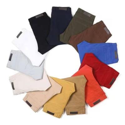 China High quality cotton elastic force multicolor loose men's hot pants of Anti-wrinkle fashion sale men's wear and casual trousers trousers for sale