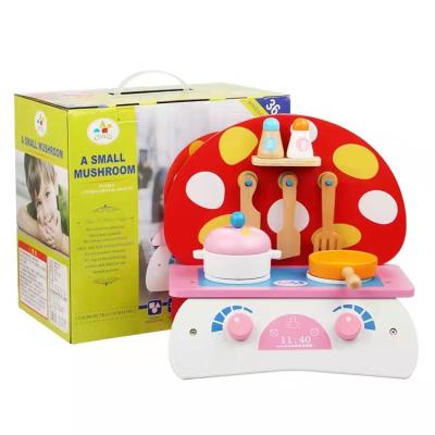 China Happy New Year Educational Hot Retail Products New Wooden Gift Toys Pink Kitchen For Girl Gifts for sale