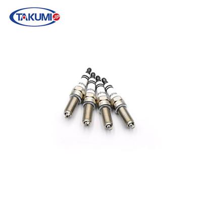 China Gasoline Scooter Spark Plugs Ceramic Material 12.7mm Thread Size Heat Resistant for sale