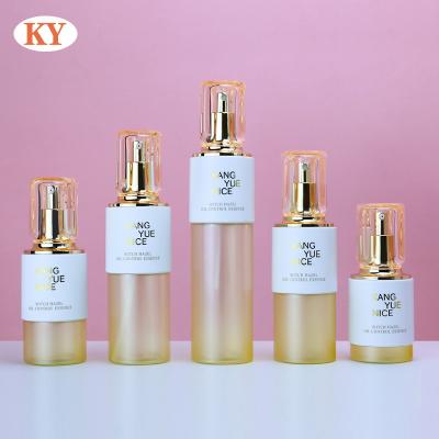 China Personal Skin Care Packaging PET plastic lotion bottle 50/80/120/150/200ml Custom colour  Cosmetic Lotion Pump Bottles for skin care cosmetic packaging for sale