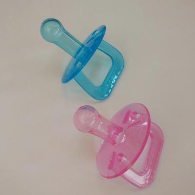 China Factory Supply Bpa Free Food Grade Silicon Baby Nipple Safe Pacifier With Handle for sale