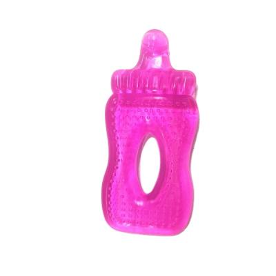 China Hot Selling Non-Toxic Custom Design Professional Baby Bottle Free Silicone Teething Teether for sale