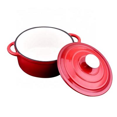 China Durable Top Selling Enamel Dutch Oven Cast Iron Casserole Pot Enamel Buffet Casserole With Lid for sale