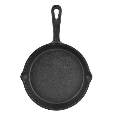 China OEM viable custom preseasoned Japanese vegetable oil cast iron skillet griddle pan pans for sale for sale