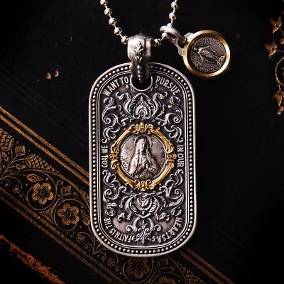 China Europe and America Vulcan ready to ship sterling silver handmade pendant necklace holy brand army pendants necklace for women&men for sale