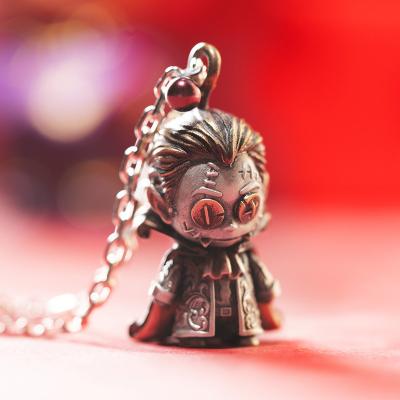 China High Quality Vulcan Ready To Ship Vampire Doll Necklace Pendant Silver Charms Handmade Charm Pendant Necklaces For Women&Men for sale