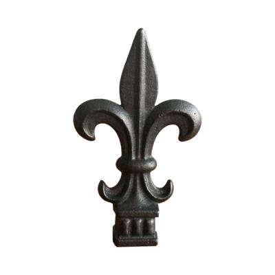 China Easily Assembled Iron Gate and Fence Decor Cast Iron Metal Spearheads for sale