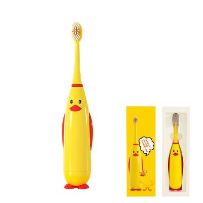 China Wholesale Replaceable Head Brush Factory Cartoon Tooth Decay Prevention Baby Electric Toothbrush Set for sale