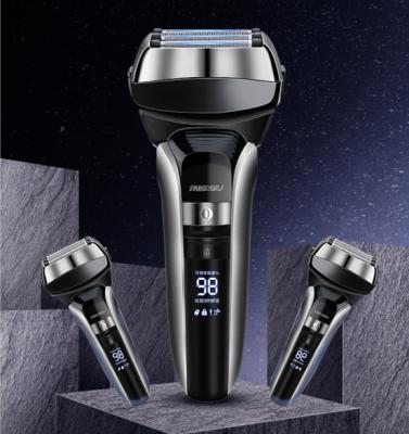 China Multifunctional Full Waterproof Swapping Triple Blade Men's Electric Shaver for sale