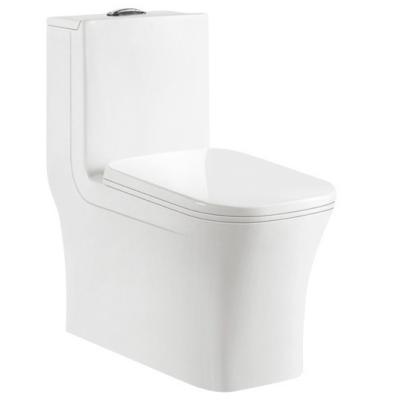 China White Double-flush Toilets Siphon And Washdown Wholesale Chinese One Piece Toilet Bowl for sale