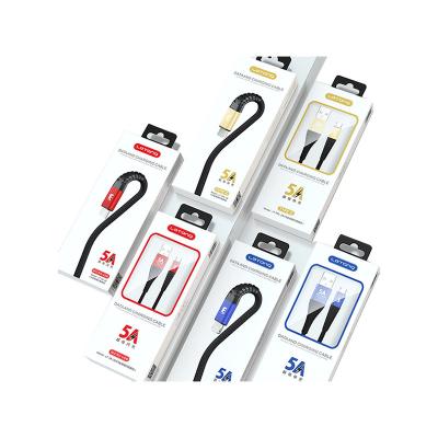 China Apple Fashion Design Data Transmission 2 in 1 Braided Phone Usb Charging Cables Quickly for sale