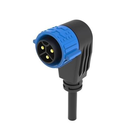 China Automotive high quality nylon PA66 90 degree male connector 6 pin 50A+5A 6 contacts waterproof electronic connector for sale