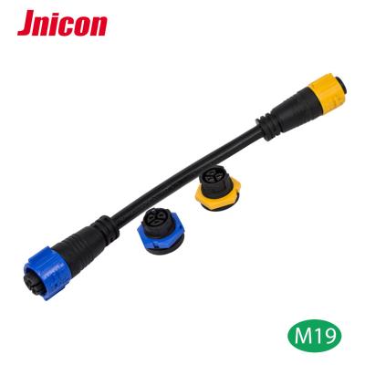 China Automotive 20A 8 pin led waterproof outdoor connector with cable wire plug socket nylon PA66 for sale