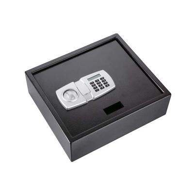 China Commercial Portable Mini Safe Box Home Important Documents Storage Wall Mounted Cash Box With Key Lock for sale