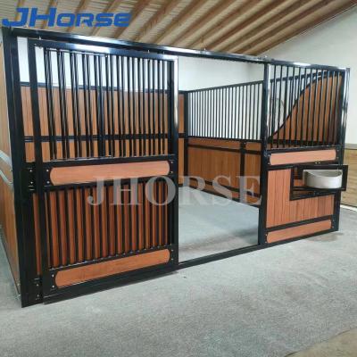 China 4.0 Length Equestrian Equipment Sliding Barn Standard Bamboo Temporary Horse Stable Door for sale