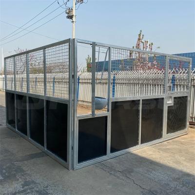 China Sturdy portable temporary mobile galvanized horse stalls stables for outdoor use best-selling for sale