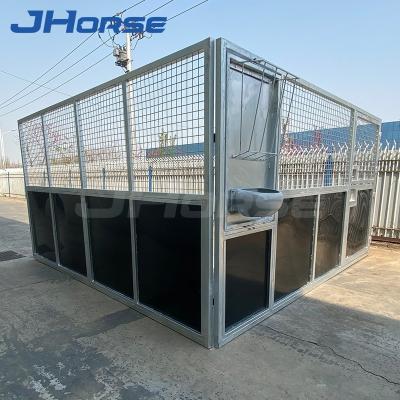 China Canada Horse Stable with Hot Dip Galvanized Coating and Gal. Powder Coated Stall Fronts for sale