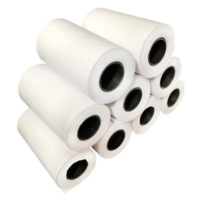 China Waterproof Custom Size Printing Rolls Thermal Paper ATM POS Machine 50gsm 55gsm Jumbo Jumbo Roll for sale