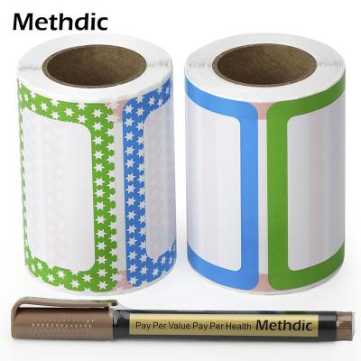 China Methdic Self Adhesive Sticker Printing Colorful Sticker Name Tags Print Lables for sale