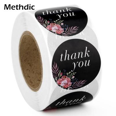 China Gift Wrap Methdic Sweetzer and Orange Thank You Stickers for Company Giveaway for sale