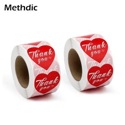 China Waterproof Waterproof Custom Thank You Label Sticker For Packaging for sale