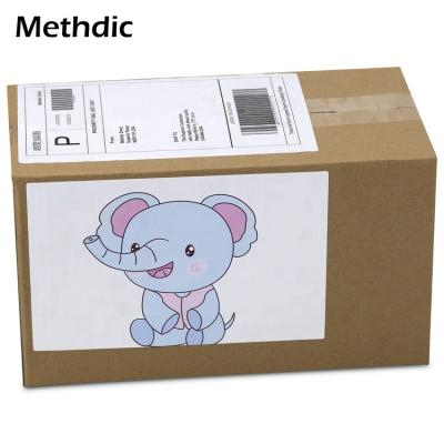 China Scratch Off Methdic 8.5x5.5 Laser Inkjet Printer Paper Half Sheet Self Adhesive Mailing Address Shipping Labels for sale