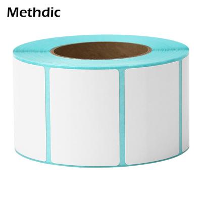 China Waterproof Durable White Methdic Label Roll Holder Sticker Address Labels Roll for sale