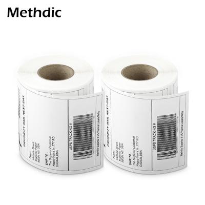 China Thermal Label 250/roll Self Adhesive Shelf Barcode Adhesive Packaging Shipping Direct Thermal Labels for sale