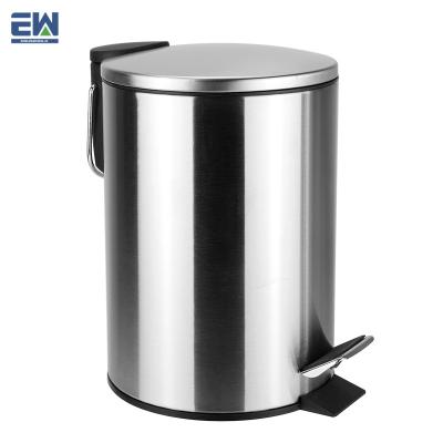 China Quality Rubbish Bin Pedal Control 3L Metal Fine Classic Steel Trash Bin Reliable Wholesale Cheap Prices Viable Manufacture for sale