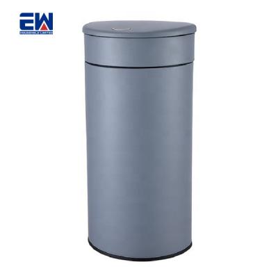 China 2020 Supplier New Design Viable White Card Dinner Bin Foot Pedal Stainless Steel Convenient Household Trash Can for sale