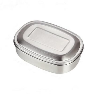 China With Separate Disposable Home Food Storage Box Accessories Kitchen Tableware Storage Cells Stainless Steel Bento Box for sale