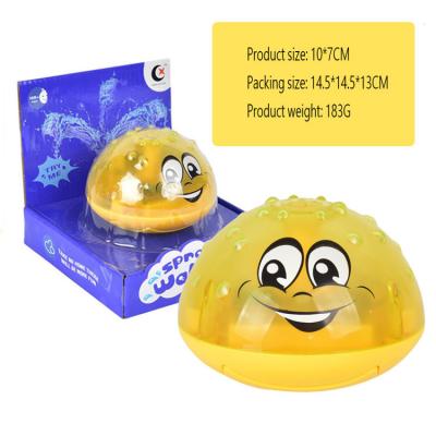 China Induction Water Jet Universal Infant And Toddler Electric Walking Bath Toy Induction Water Spray Ball for sale