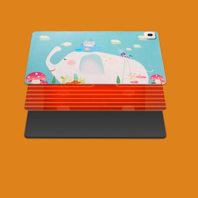 China PASSIONATE cute heating computer keyboard and mouse pad, desk heating pad for sale